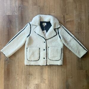 NWT Jason Wu Faux Shearling/Leather Jacket